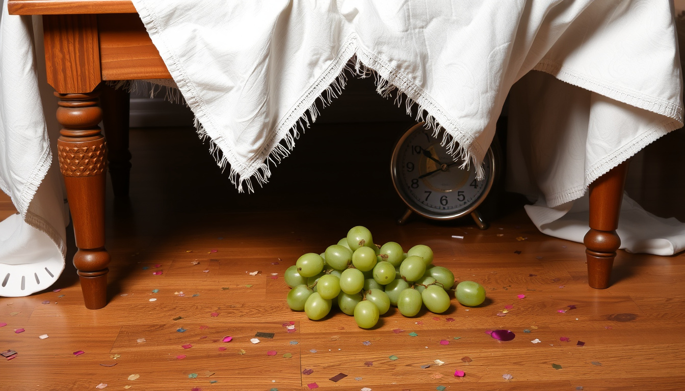 What Is The Meaning Of Eating Grapes Under The Table